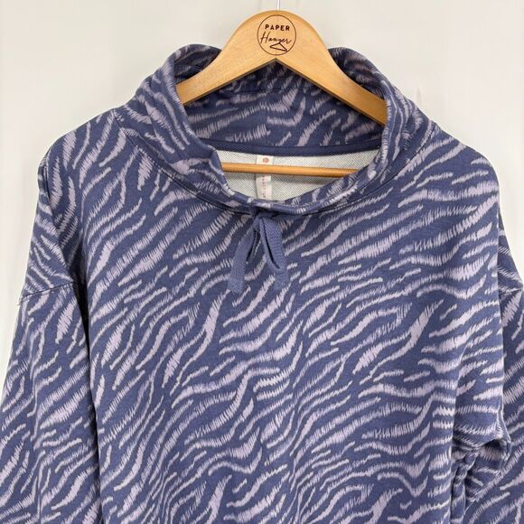 NWT Anthropologie Daily Practice Drawstring Funnel Neck Sweatshirt, Small, Yoga - Picture 4 of 9